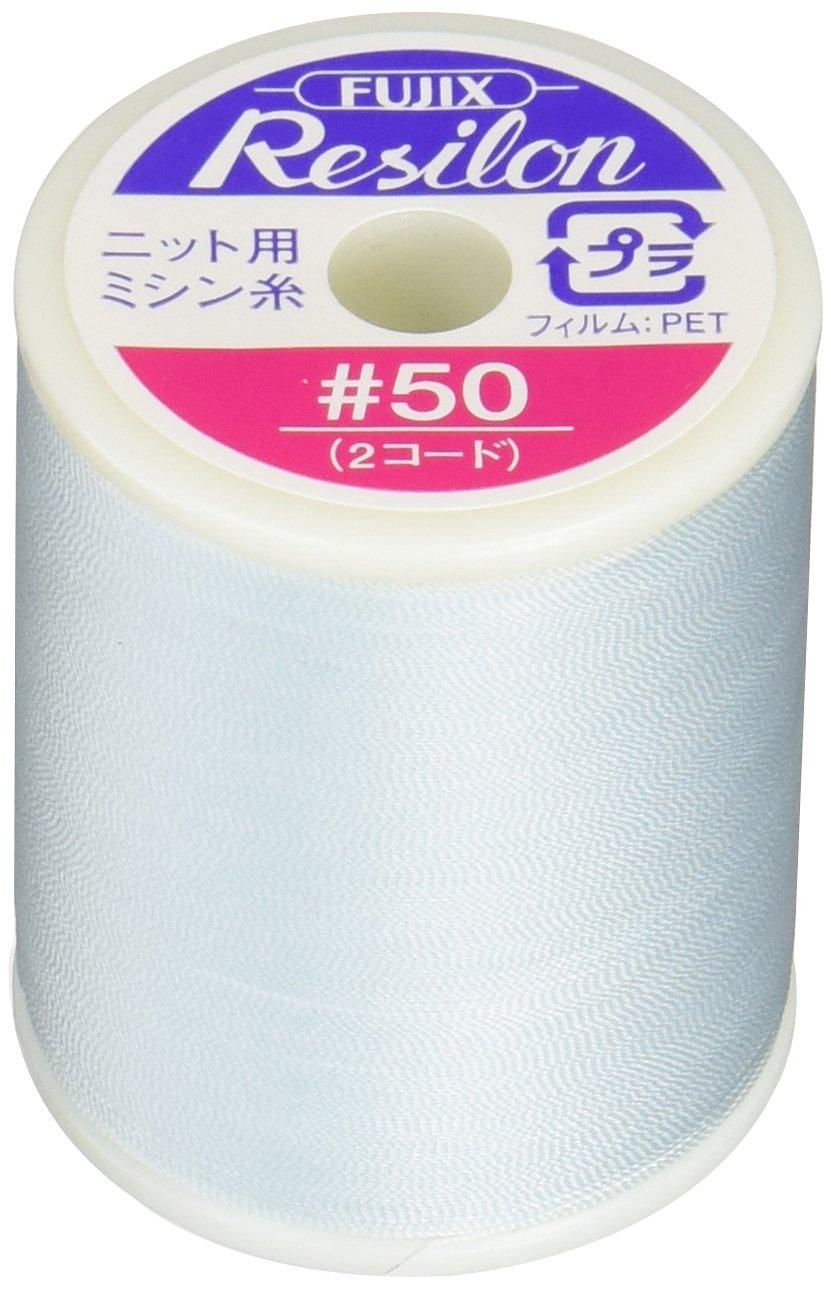FUJIX Fujix Regilon Knit & Stretch Fabric Special Sewing Thread 300m Length, 50 Weight, col.15 Light Blue