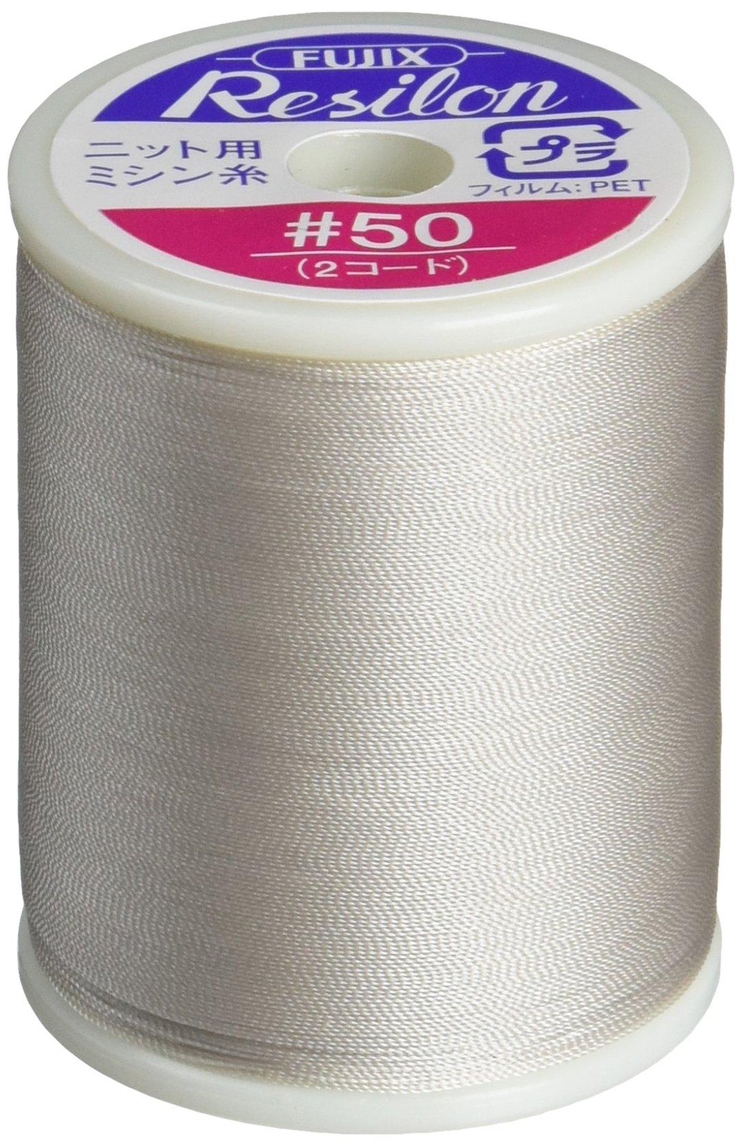 FUJIX Fujix Regilon Knit & Stretch Fabric Special Sewing Thread 300m Length, Weight 50 col.28 Beige