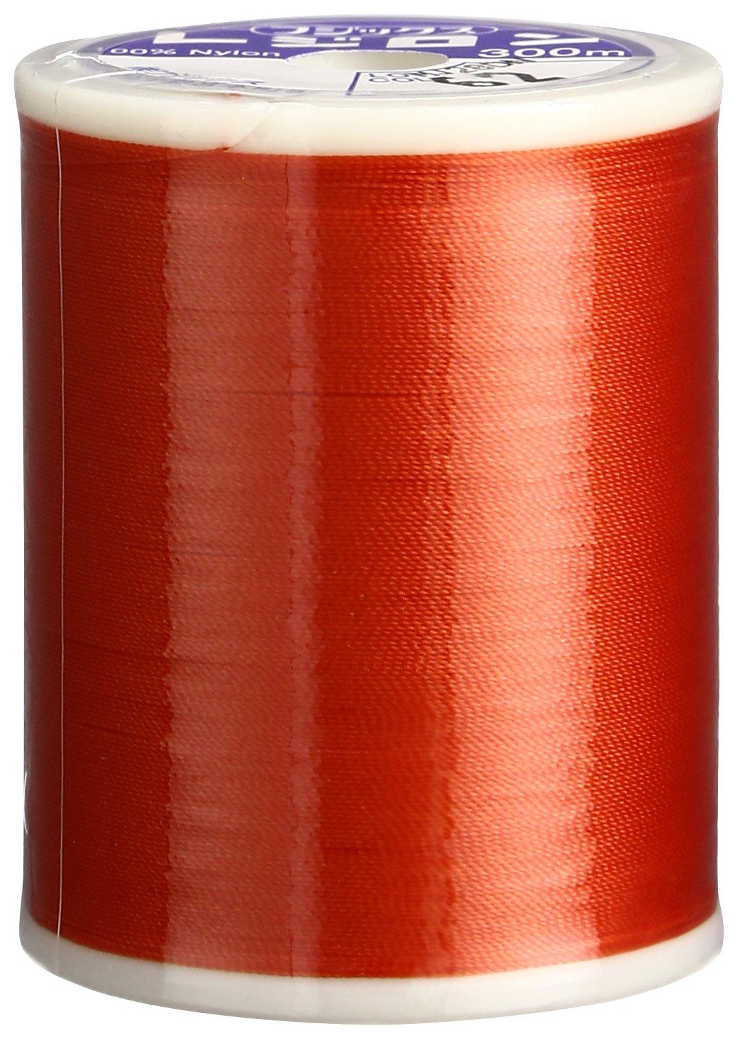 FUJIX Fujix Regilon Knit & Stretch Fabric Special Sewing Thread 300m Length, No. 50 Weight, col.62 Orange
