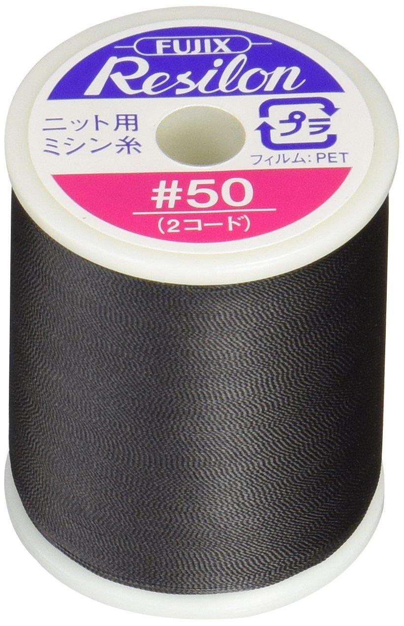 FUJIX FUJIX Regilon Knit Stretch Fabric Sewing Thread 300m 50 Weight col.104 Gray