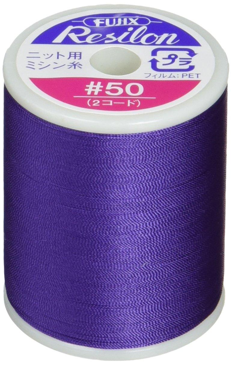 FUJIX FUJIX Regilon Knit Stretch Fabric Special Sewing Thread 300m 50 Weight col.128 Purple