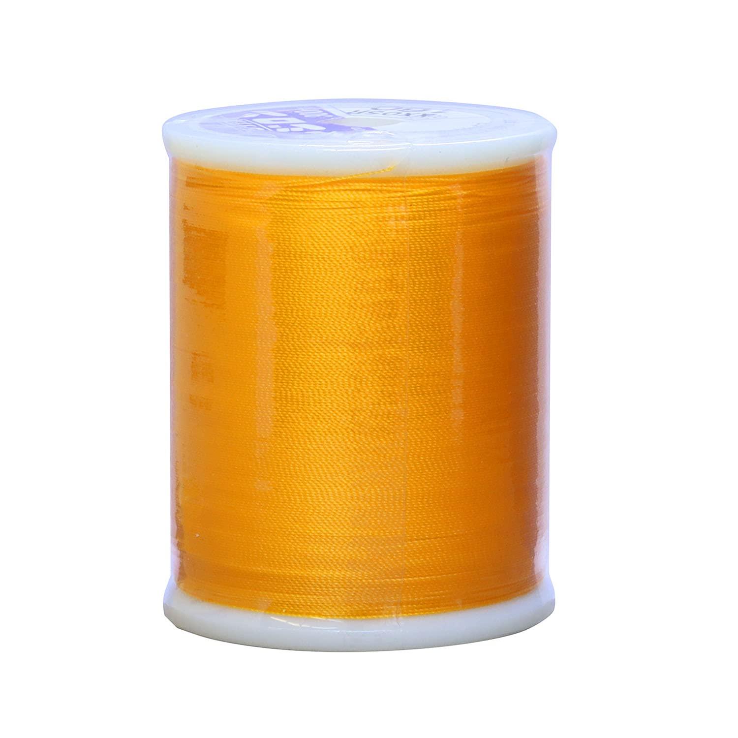 FUJIX FUJIX Regilon Knit Stretch Fabric Special Sewing Thread 300m 50 Weight col.160 Orange