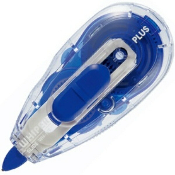 PLUS Plus Correction Tape White Pers Slide 5mm Blue