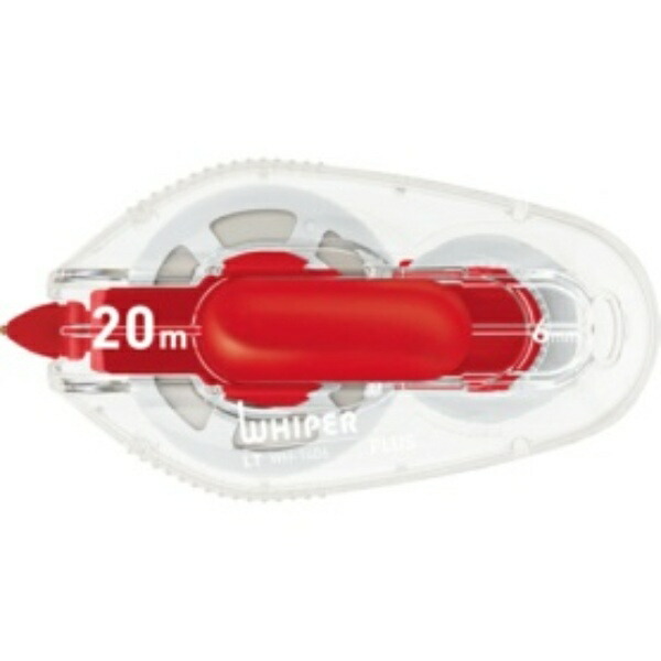 Plus Correction Tape Whipper LT 6mm Width × 20m Red WH-1406 1 Piece