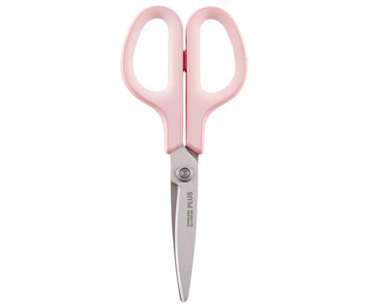 Plus Fit Cut Curve Antibacterial Grip SC-175S-AB Pink Scissors Office Use 35737
