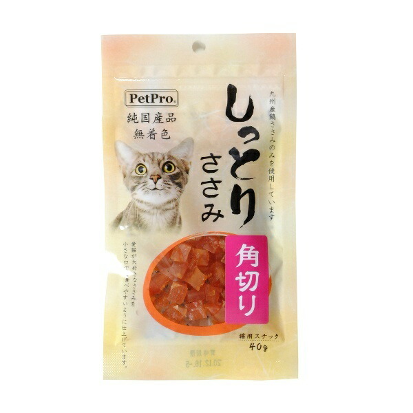 PetPro Cat Treats Pure Domestic Moist Chicken Breast Cubes 40g (x1)