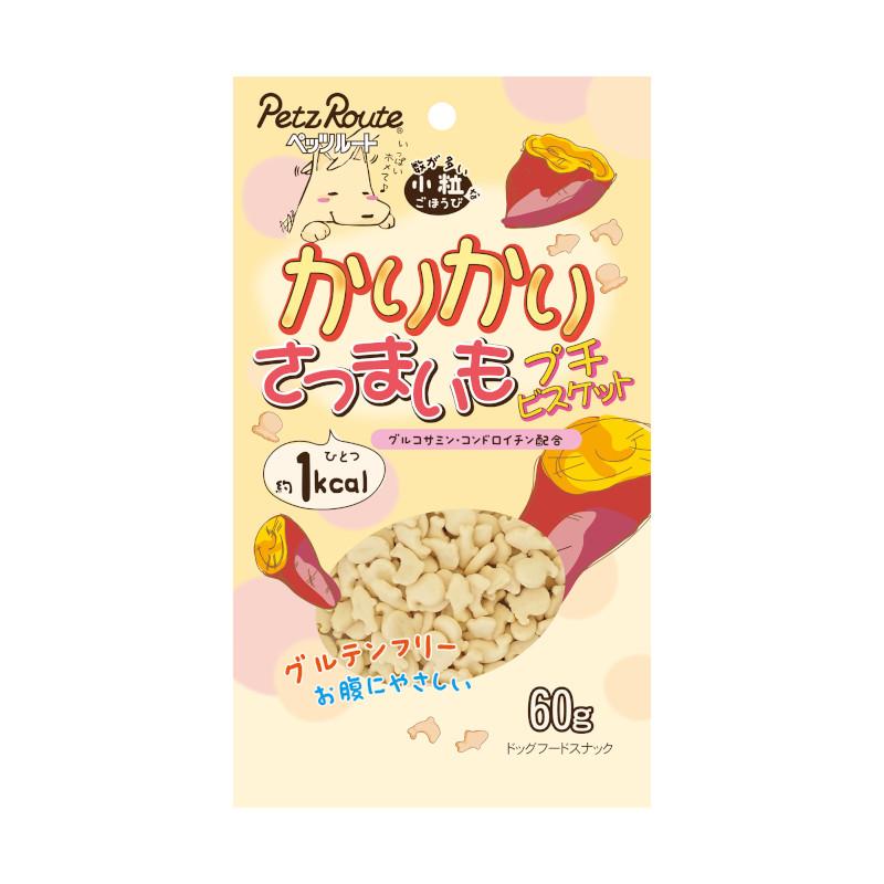Petz Route Crispy Sweet Potato Mini Biscuits 60g