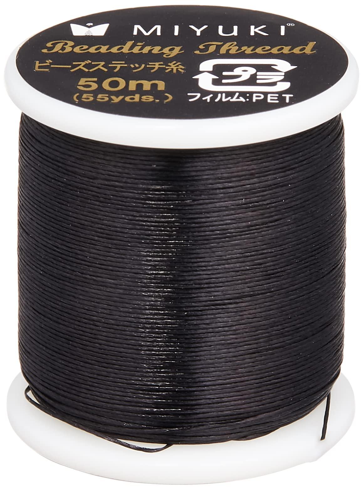MIYUKI Bead Stitch Thread #40/50m Roll Black K4570/12