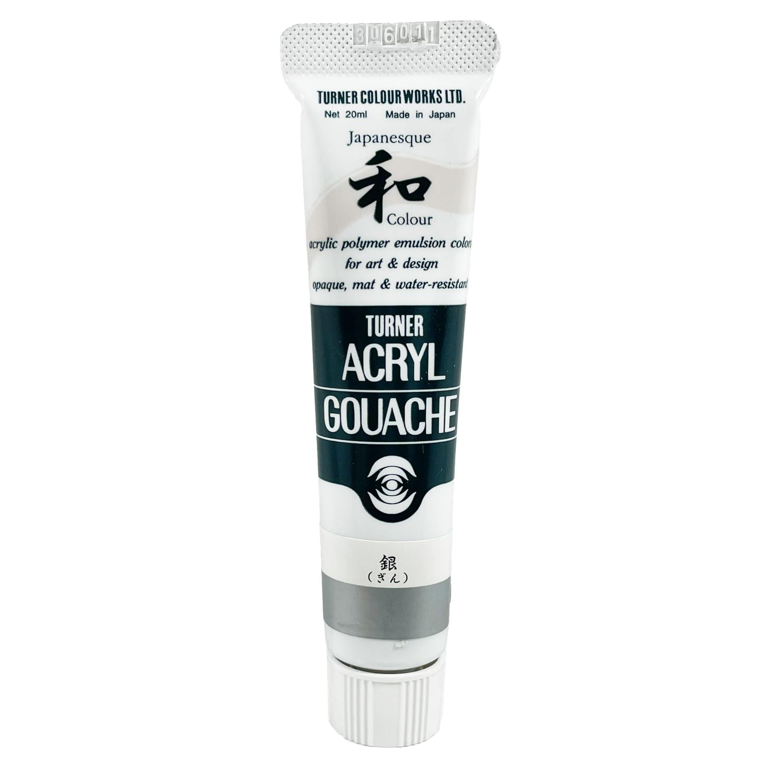 Turner Color Acrylic Gouache Japanesque Color Silver AG020380 20ml (No. 6)