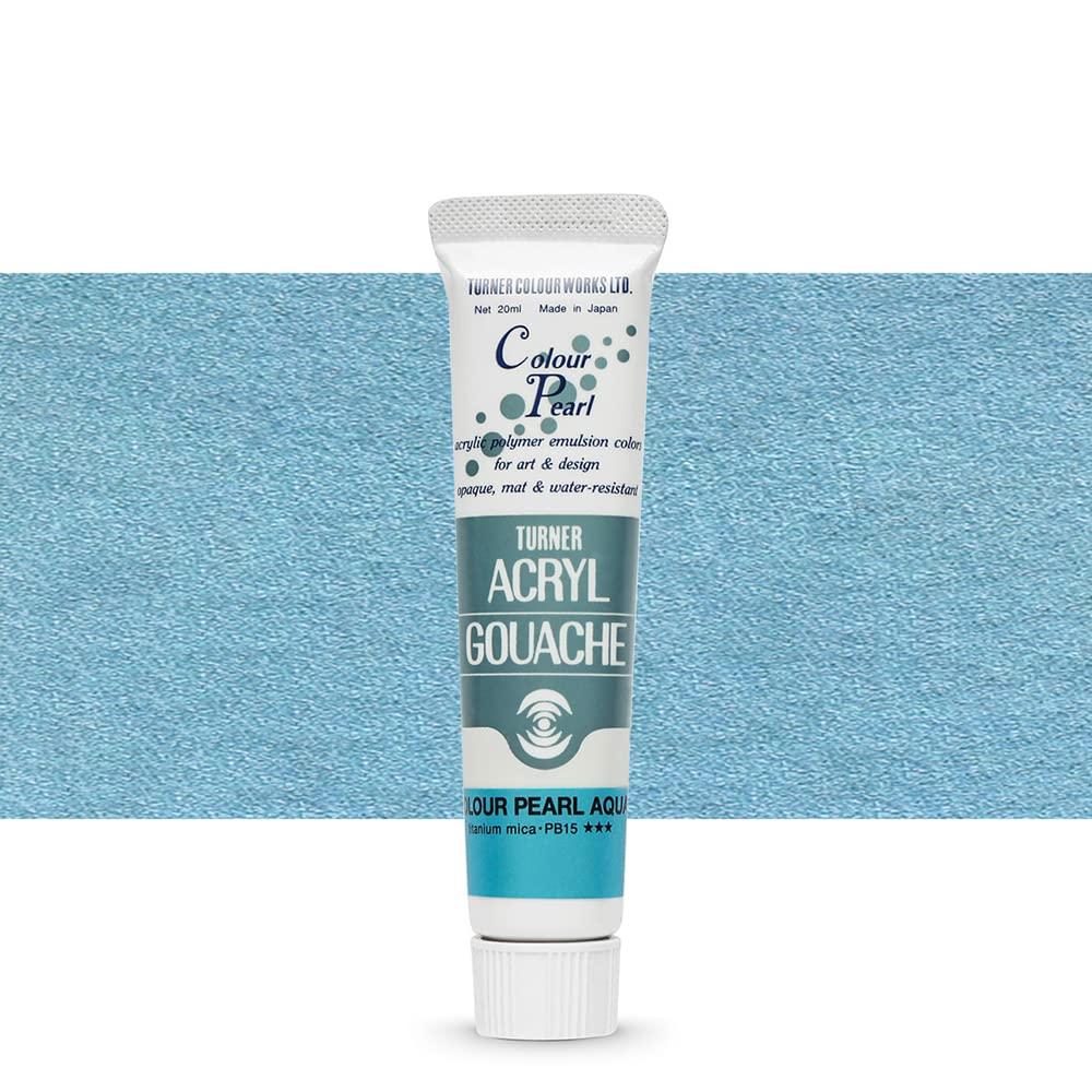 Turner Color Acrylic Gouache Color Pearl Aqua AG020415 20ml (No. 6)