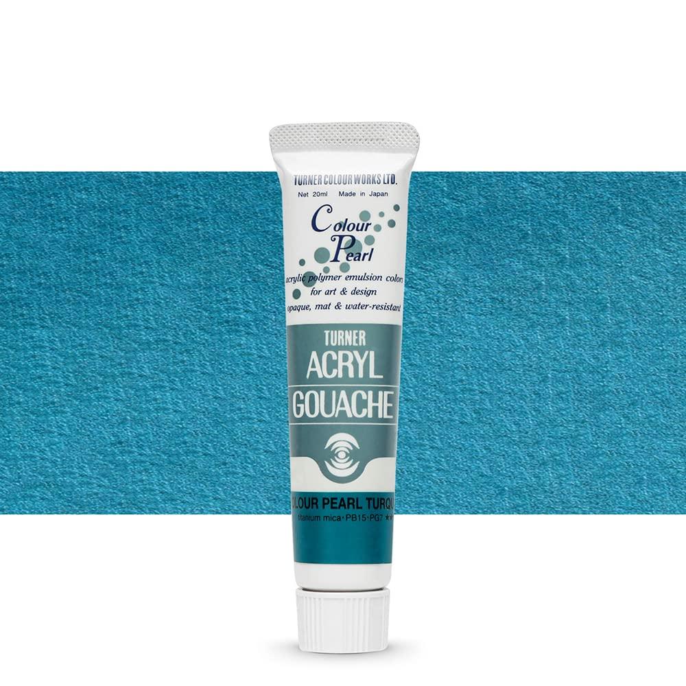 Turner Color Acrylic Gouache Color Pearl Turquoise AG020416 20ml (No. 6)