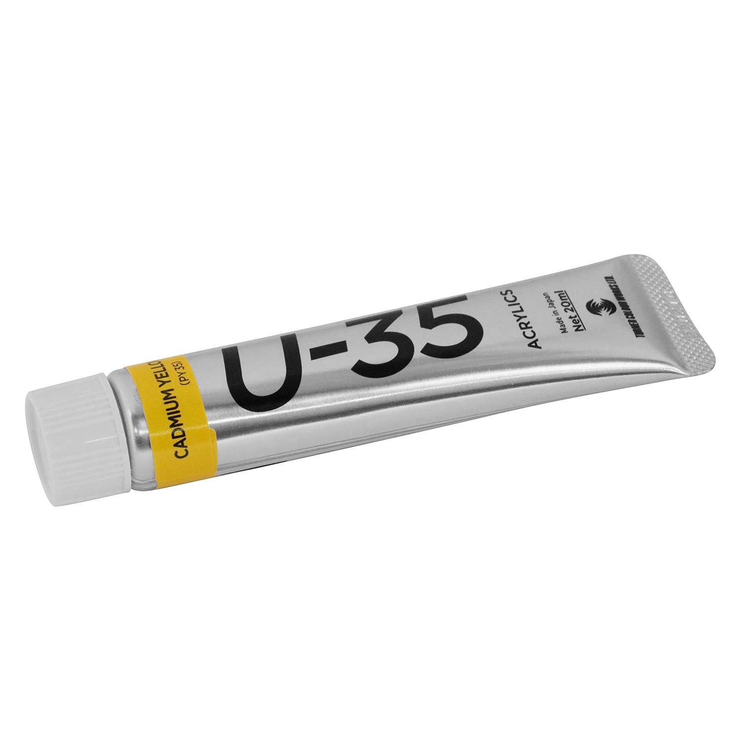 Turner Color U-35 Acrylics Cadmium Yellow Deep 20ml UA020143