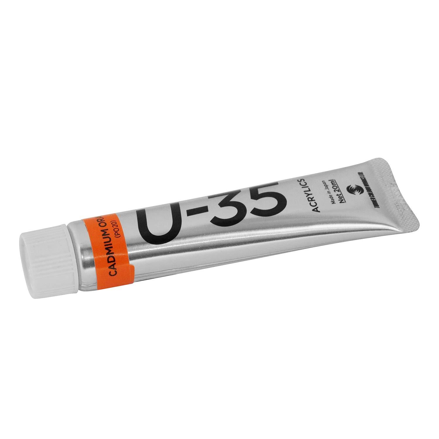 Turner Color U-35 Acrylics Cadmium Orange 20ml UA020160