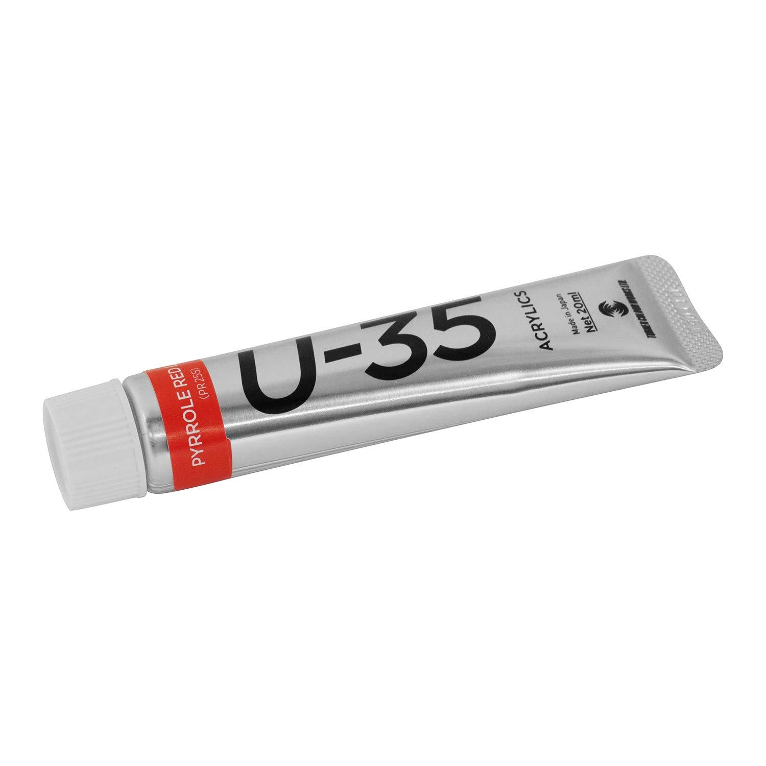Turner Color U-35 Acrylics Pyrrole Red Light 20ml UA020208