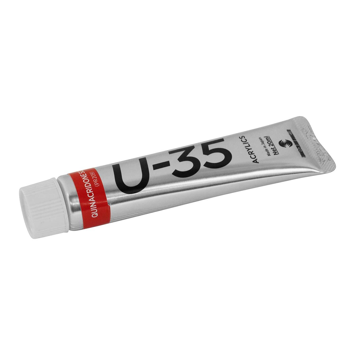 Turner Color U-35 Acrylics Quinacridone Scarlet 20ml UA020222