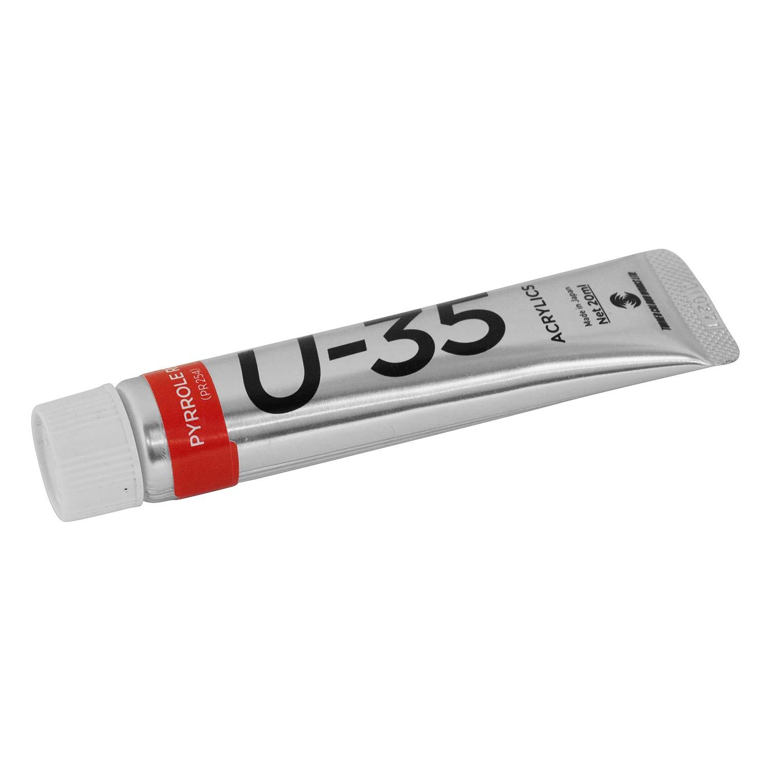 Turner Color U-35 Acrylics Pyrrole Red 20ml UA020230