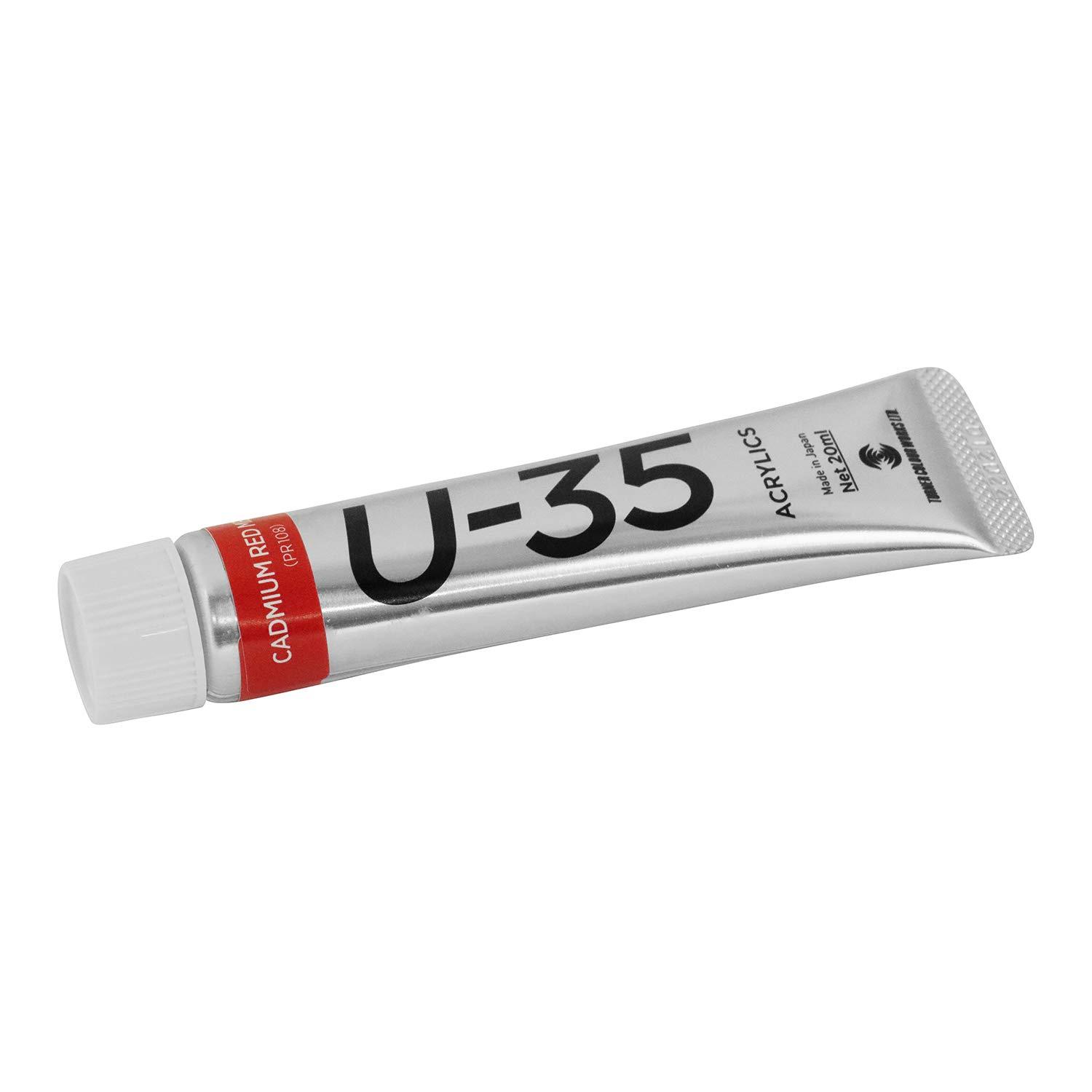 Turner Color U-35 Acrylics Cadmium Red Medium 20ml UA020242