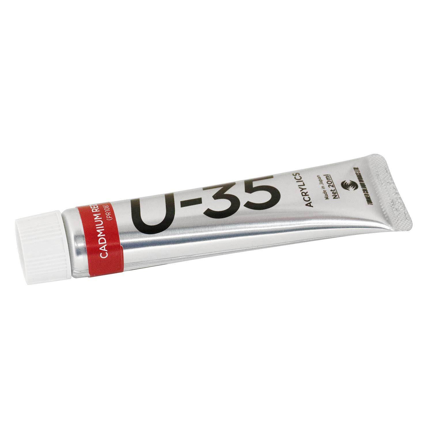 Turner Color U-35 Acrylics Cadmium Red Deep 20ml UA020279