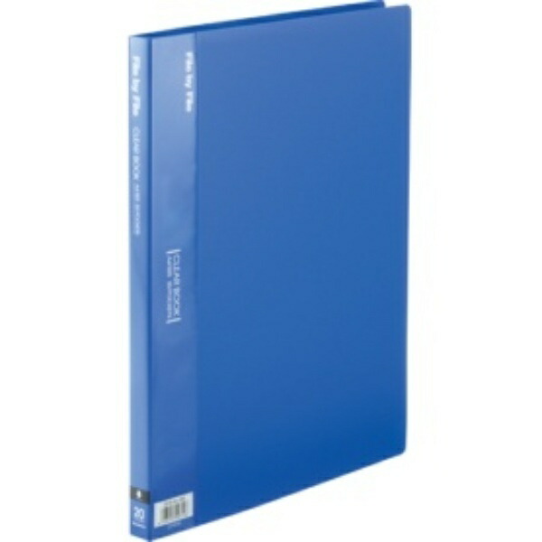 Buteon File Clear Book A4 20P Blue BCB-A4-20B