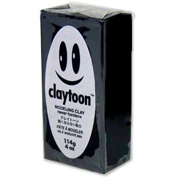 Chubu Electromagnetic Industries Modeling Clay Claytone Black 1/4 Pound 06-0916