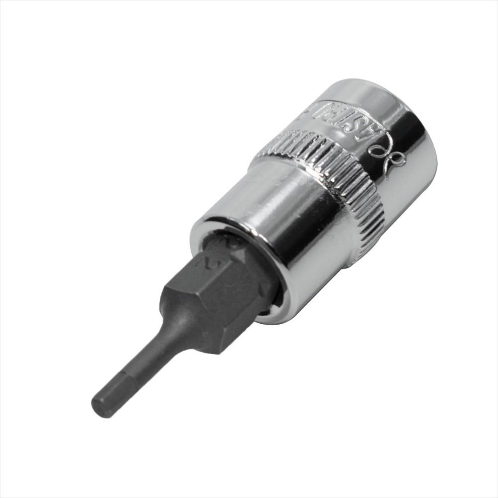 Astro Products 1/4DR Bit Socket HEX2 | Socket Bit Hexagon Hex 6-Point Millimeter Bit Socket 1/4 1/4DR 6.35mm