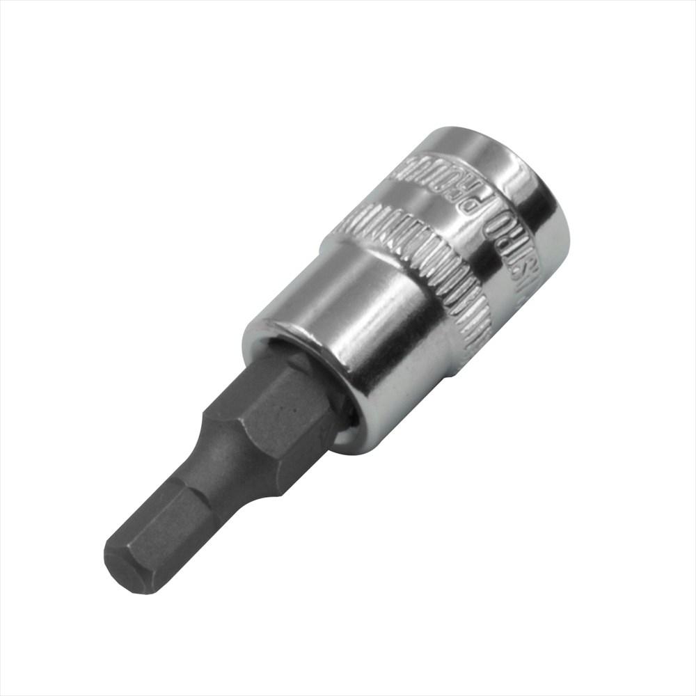 AP 1/4DR Bit Socket HEX4 Socket Bit Hexagon Hex 6-Point Millimeter Bit Socket HEX 4mm Short