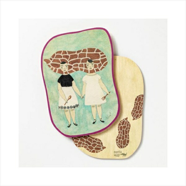 moritaMiW Postcard We are the Peanut Girls.