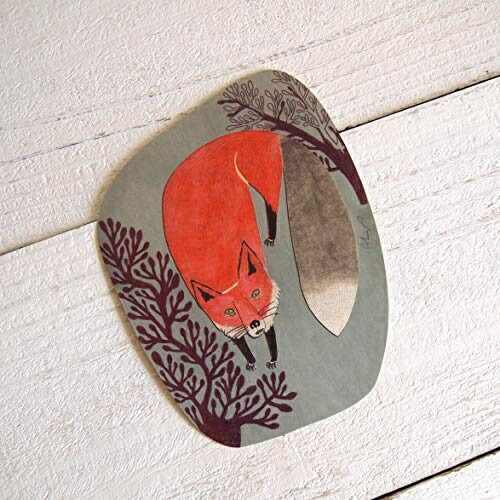 Kusunohashi Monori moritaMiW Postcard: Forest of Dead Trees and Fox