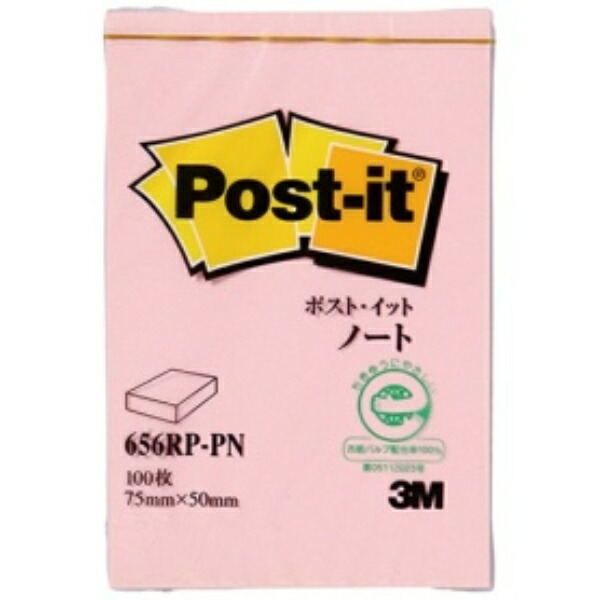 Post-it Notes Single Pack Recycled Paper 656RP-PN