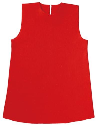 [Artec] Felt One-Piece Dress Red Size C 18022 Costume Cosplay Performance Playtime Handmade Costume Easy Kids