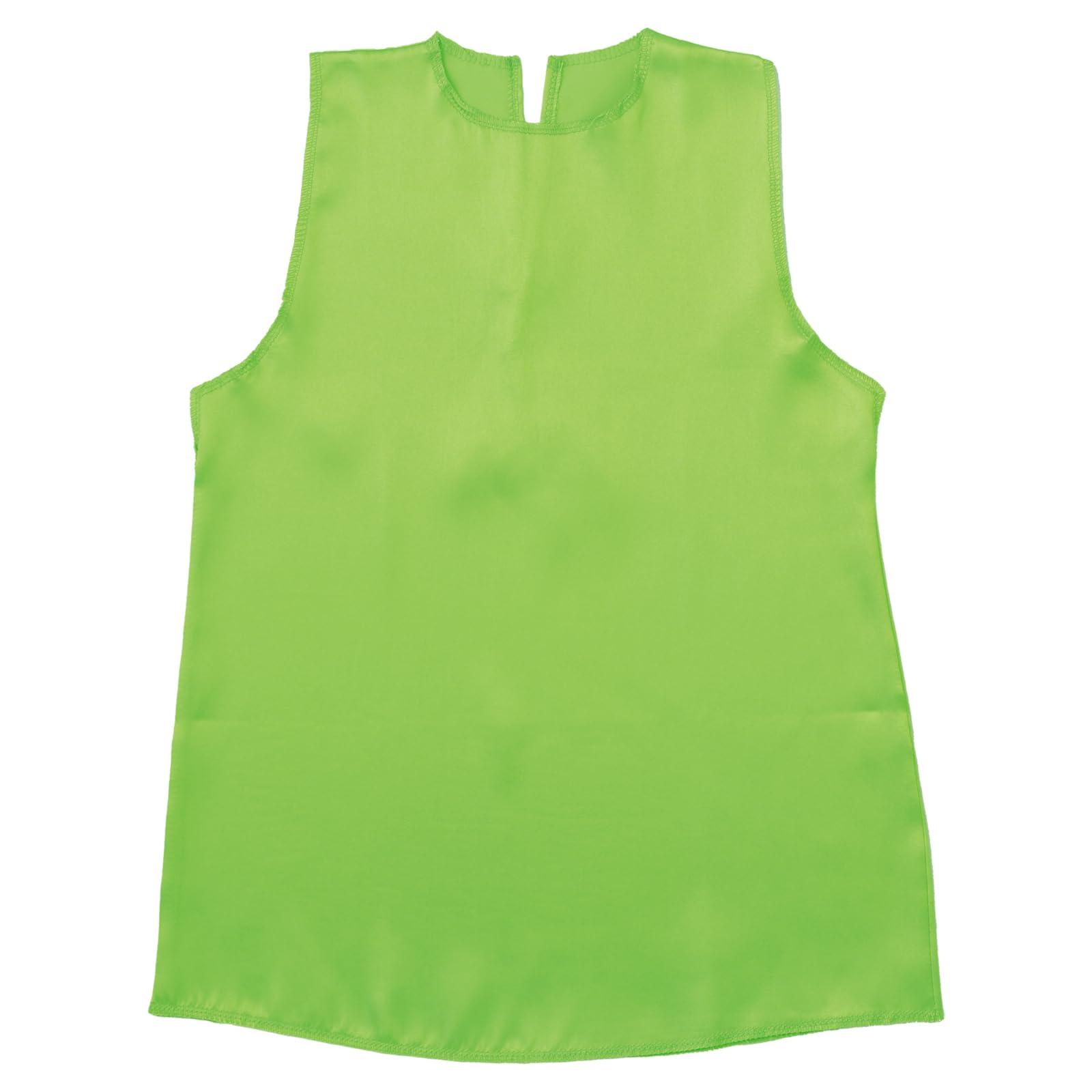 Soft Satin One-Piece Yellow-Green C