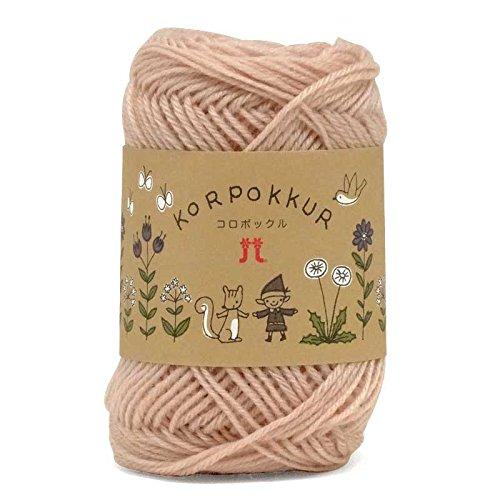 Hamana Hand-Knitting Yarn Koropokkuru Col.4 Beige 2126