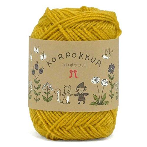 Hamana Hand-Knitting Yarn Koropokkuru Col.5 Yellow 2126