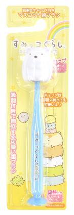 You Company Sumikko Gurashi Suction Cup & Cap Mascot Toothbrush Polar Bear 1 Piece