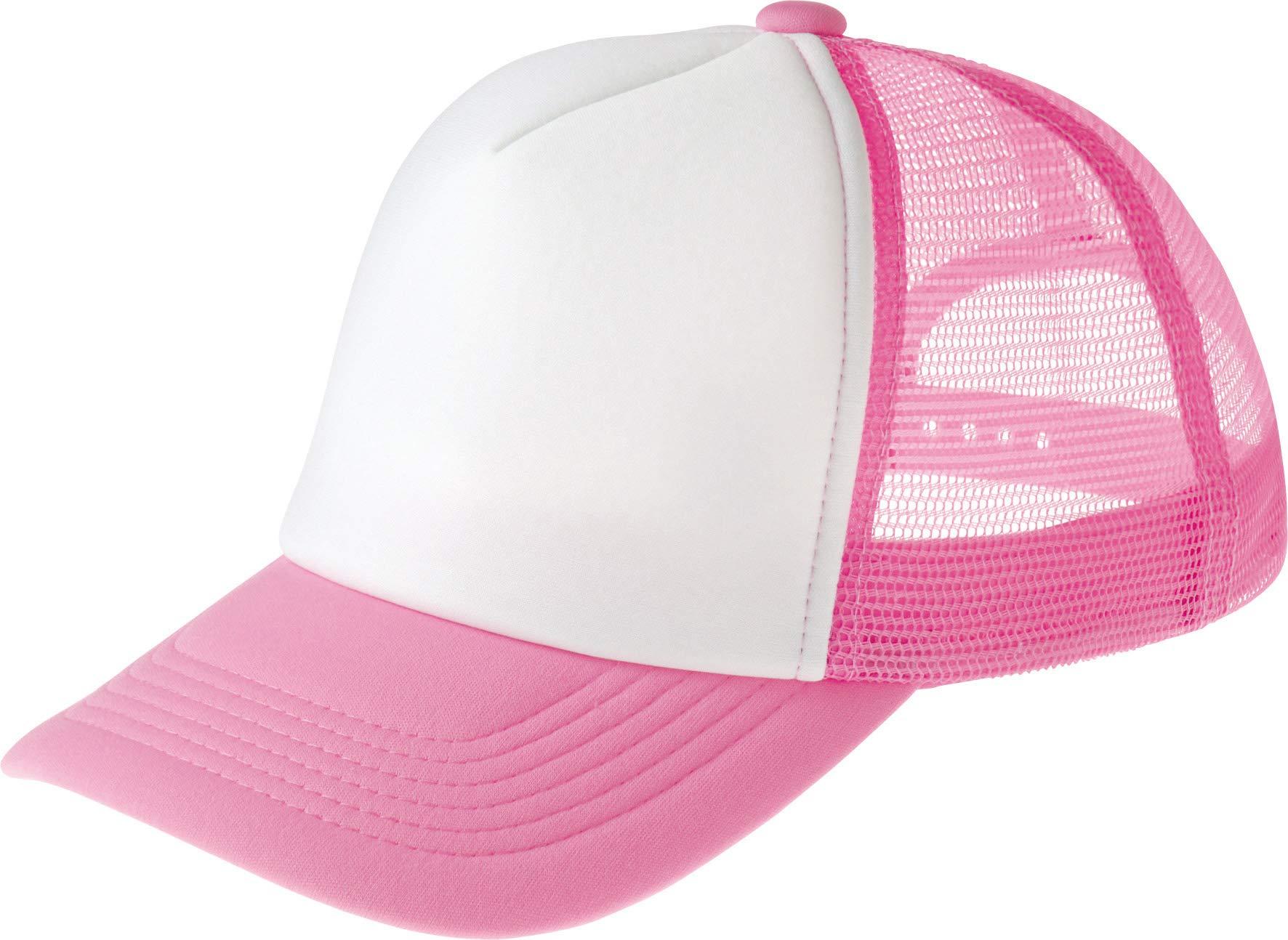 [Printstar] Event Mesh Cap 00700-EVM Pink × White JL [Kids]