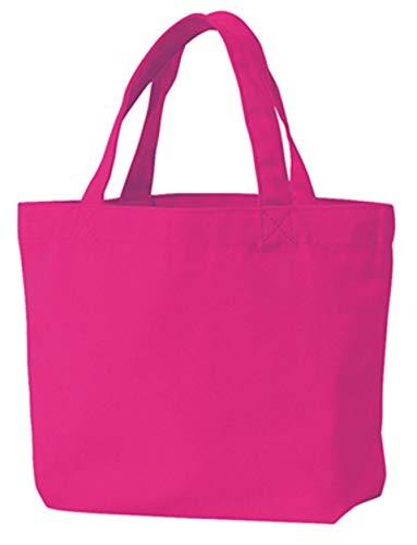 [Printstar] Back Canvas Tote Bag 00778-TCC Hot Pink Japan S (Equivalent to Japanese Size S)