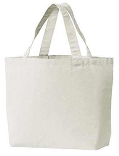 [Printstar] Back Canvas Tote Bag S: 30cm (W) x 20cm (H) x 10cm (D) 00778-TCC Light Gray Japan S (Equivalent to Japanese size S)