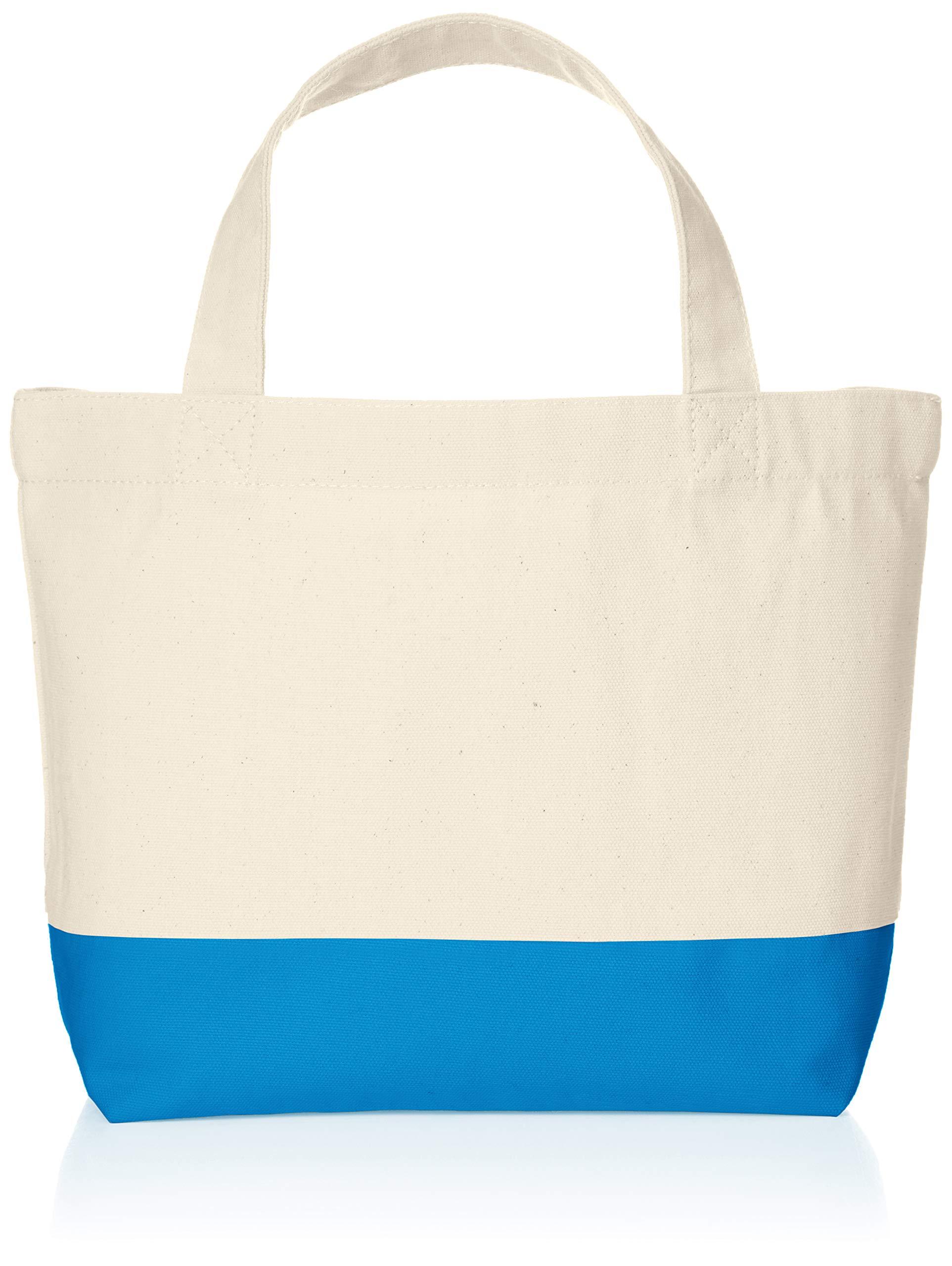 [Printstar] TWT Canvas Two-Tone Tote S 00780-TWT_S Natural × Turquoise Japan S (Equivalent to Japanese Size S)