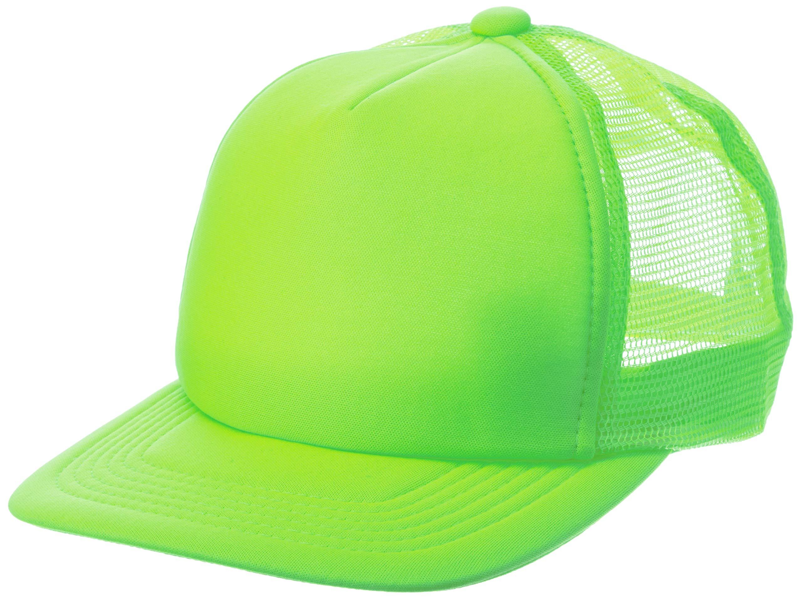 [Printstar] Event Mesh Cap 00700-EVM Fluorescent Green Japan JL (Equivalent to Japanese size 150)