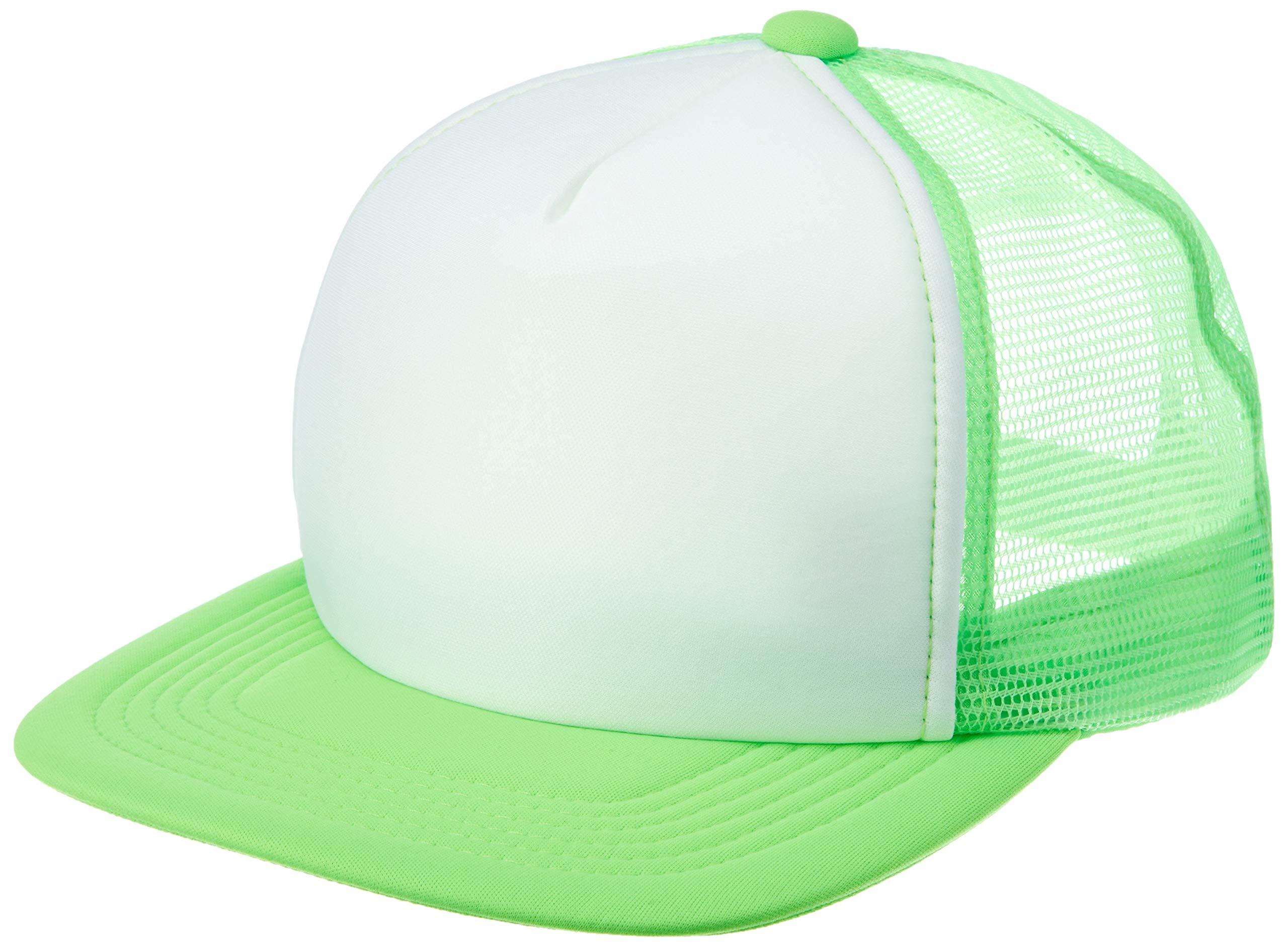 [Printstar] Event Mesh Cap 00700-EVM Firefly Green × White Japan F (FREE Size)
