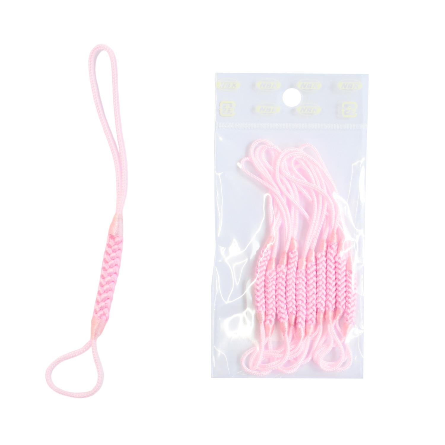 Nippon Chuko Netsuke Cord Strap 10cm 10 Pieces Pink F1-3-10