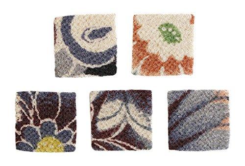 Nippon Chuko NBK Pre-Cut Tsumami Craft One-Stretch Crepe Fabric, Patterned, 30 Sheets, 16×16mm S50GC16-102 Crafts & Handmade Supplies