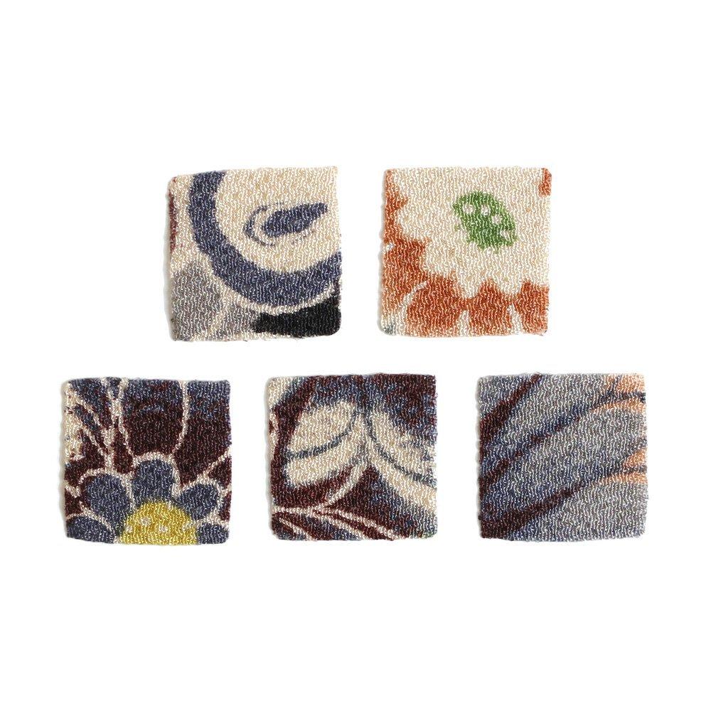 Nippon Chuko NBK Pre-Cut Tsumami Craft One-Stretch Crepe Fabric, Patterned, 30 Sheets, 20×20mm S50GC20-102 Crafts & Handmade Supplies