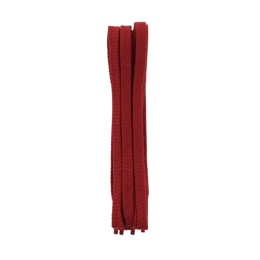 ASICS Flat Shoelaces (Thick Type) (TXX117) Size 25 (Wine) 110