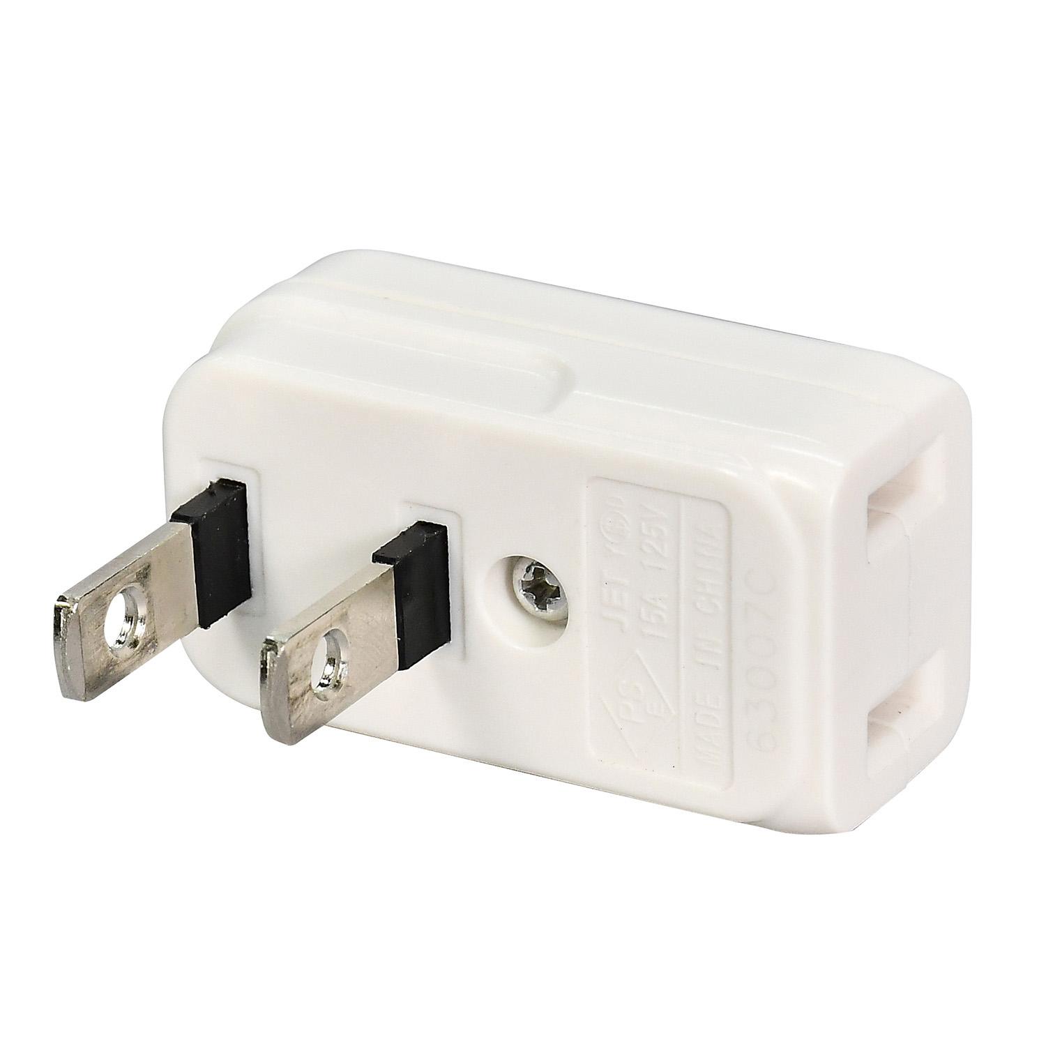 AC125V/15A Plug Adapter (Horizontal Type)