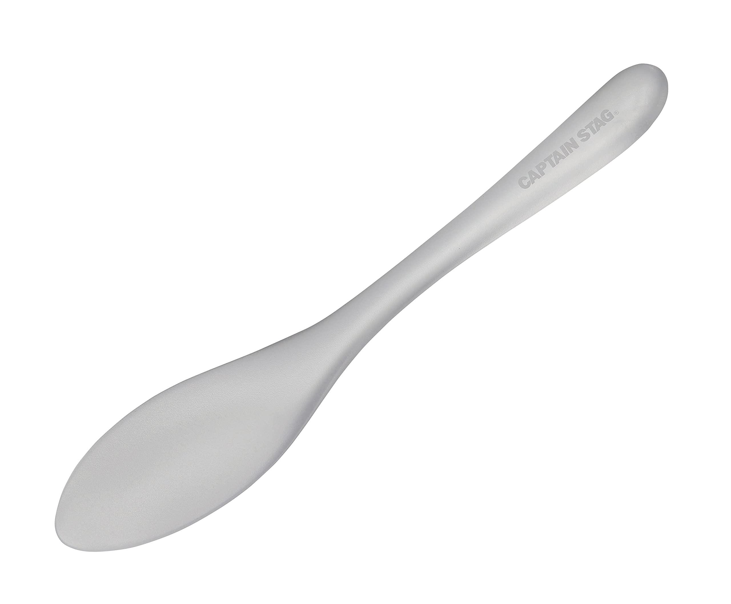 CAPTAIN STAG Cutlery Spoon TPX Resin High Heat Resistance Spoon Made in Japan L Size Clear G-FLOAT UH-3026
