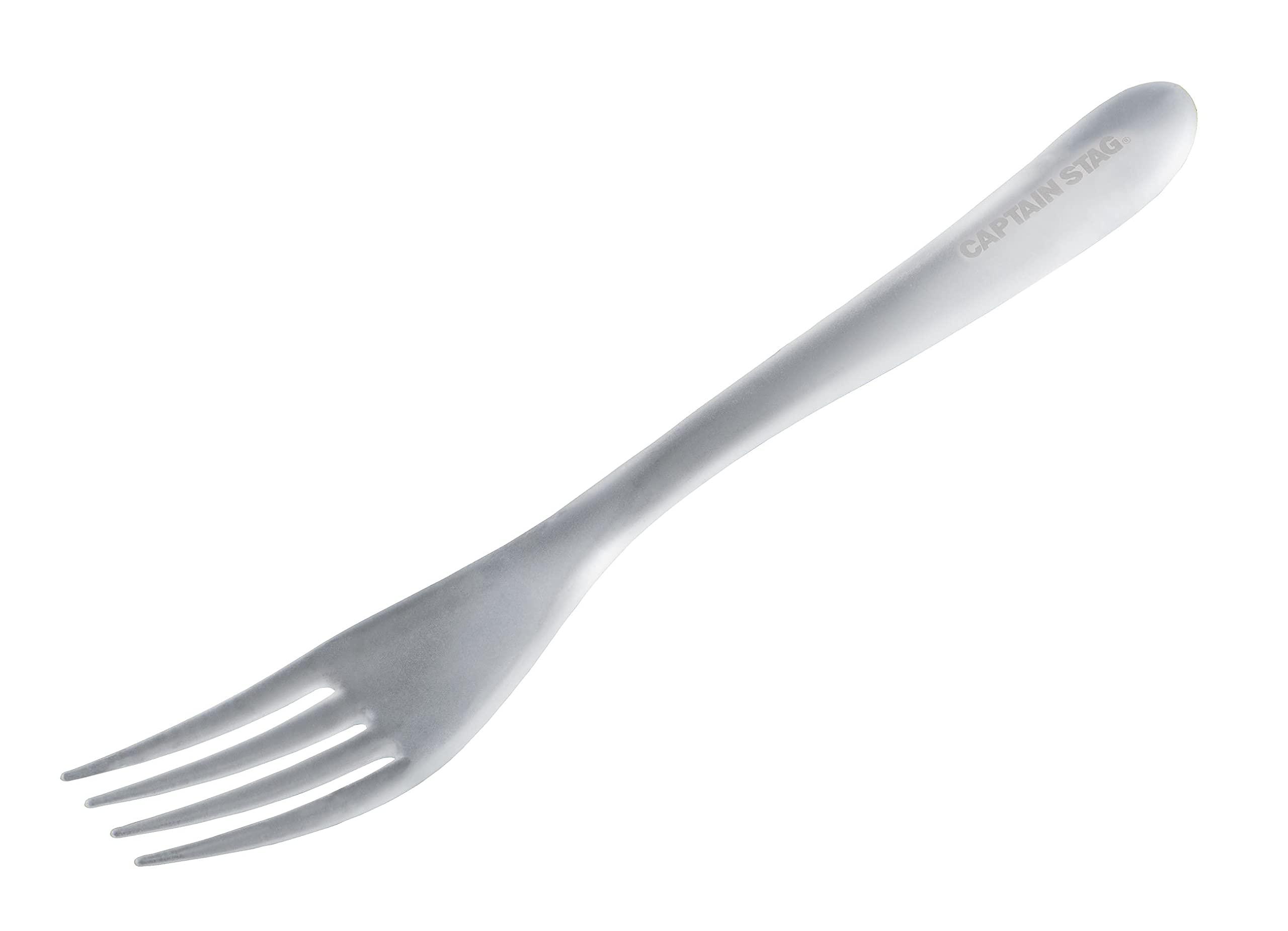 CAPTAIN STAG Cutlery Fork TPX Resin High Heat Resistance Fork Made in Japan L Size Clear G-FLOAT UH-3030