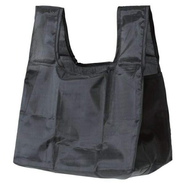 Basic Standard Eco Bag - Foldable, Compact Storage, S Size, Convenience Store Use, Stylish, Black