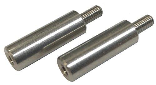 TOP LINE C-Foot Extension Collar Stainless Steel 18mm 2-Pack TP-2118S