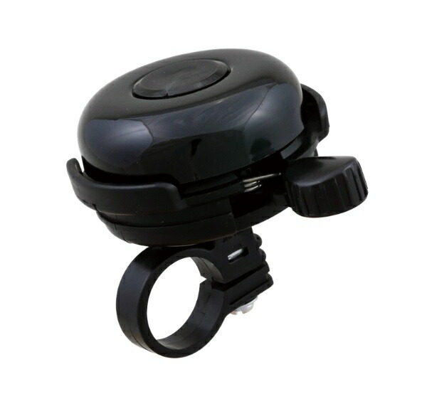 Ogi Kogyo Bicycle Bell OH-300A Poppy Bell Aluminum Black